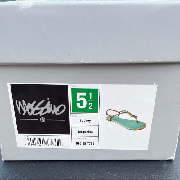 Teal sandals - Picture 2 of 2